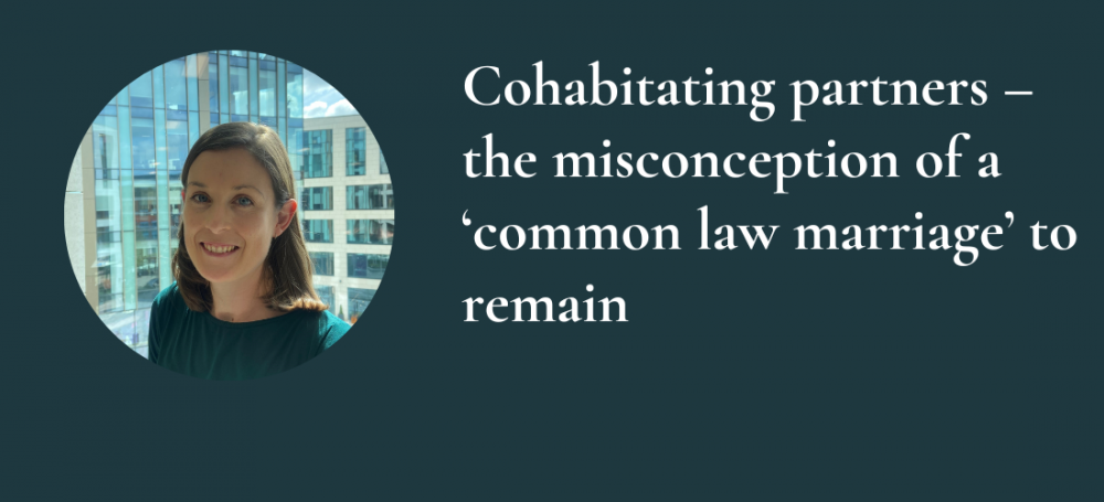 Cohabitating partners the misconception of a common law marriage to remain