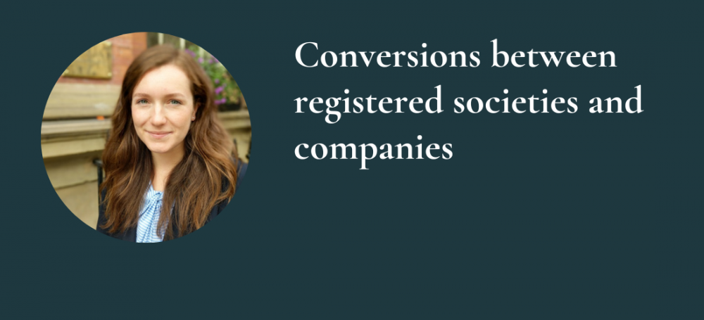 Conversions between registered societies and companies