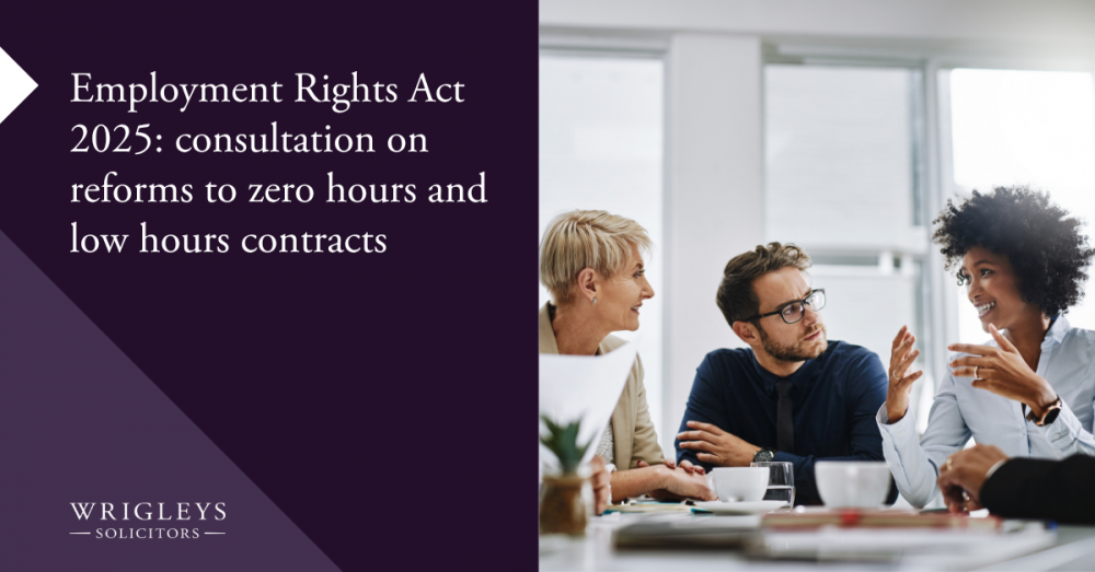 Employment Rights Act 2025: consultation on reforms to zero hours and ...