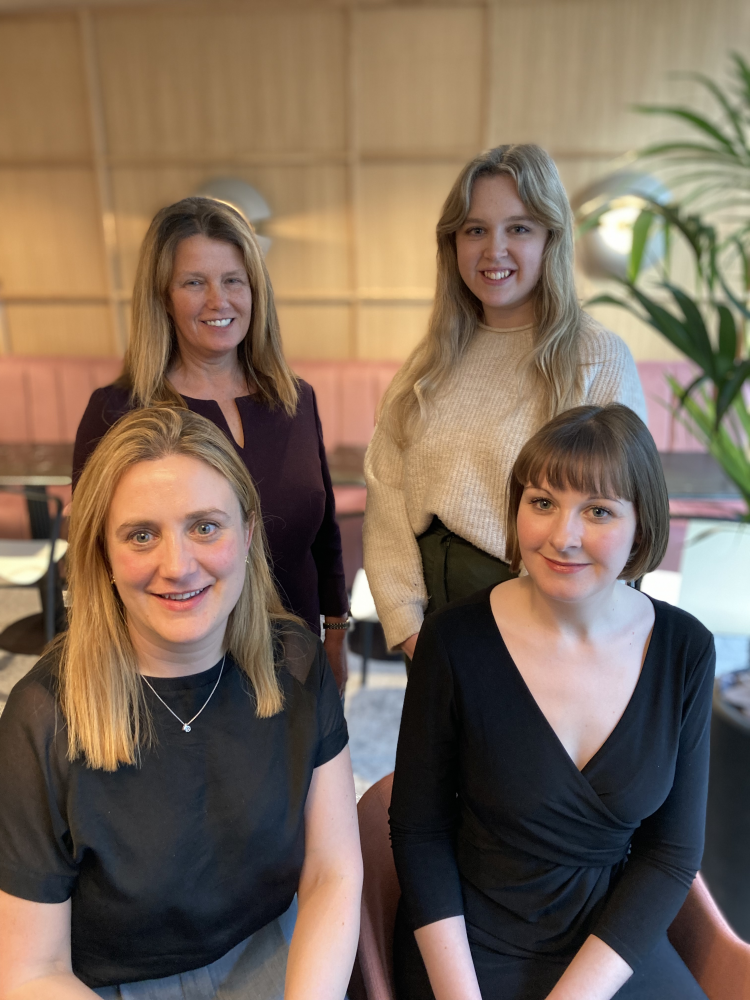 Photograph of Suzannah, Bella, Julia and Abi