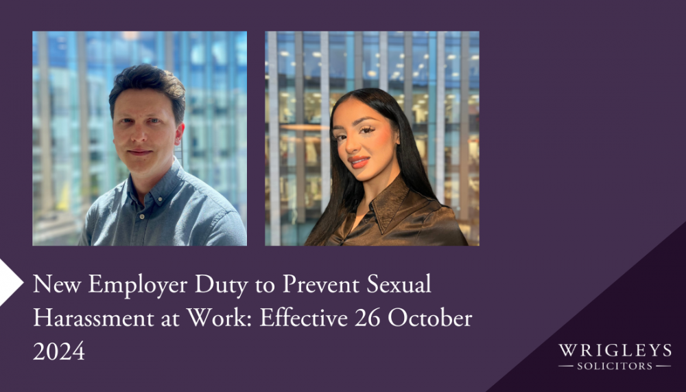 New Employer Duty to Prevent Sexual Harassment at Work: Effective 26 ...