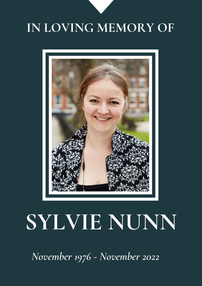 In Loving Memory of Sylvie Nunn