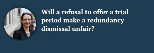 Related article by Employment and HR specialist solicitor Alacoque Marvin